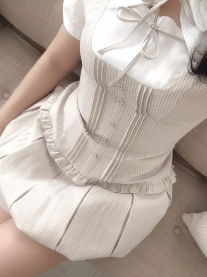 Double Ribbon Ballon Pleats Onepiece｜evelyn（エブリン）公式通販サイト