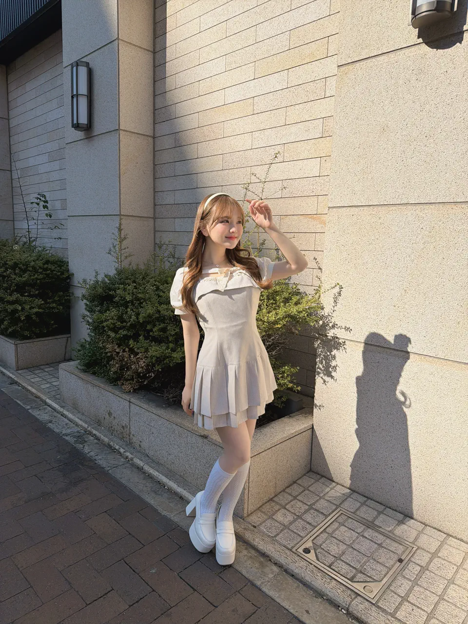 Double Pleated Ribbon Onepiece｜evelyn（エブリン）公式通販サイト