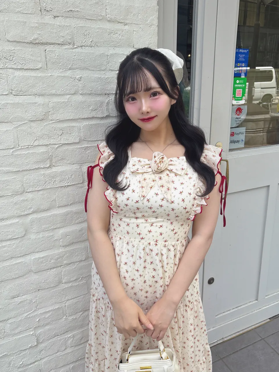 Rose Ribbon Flower Onepiece｜evelyn（エブリン）公式通販サイト