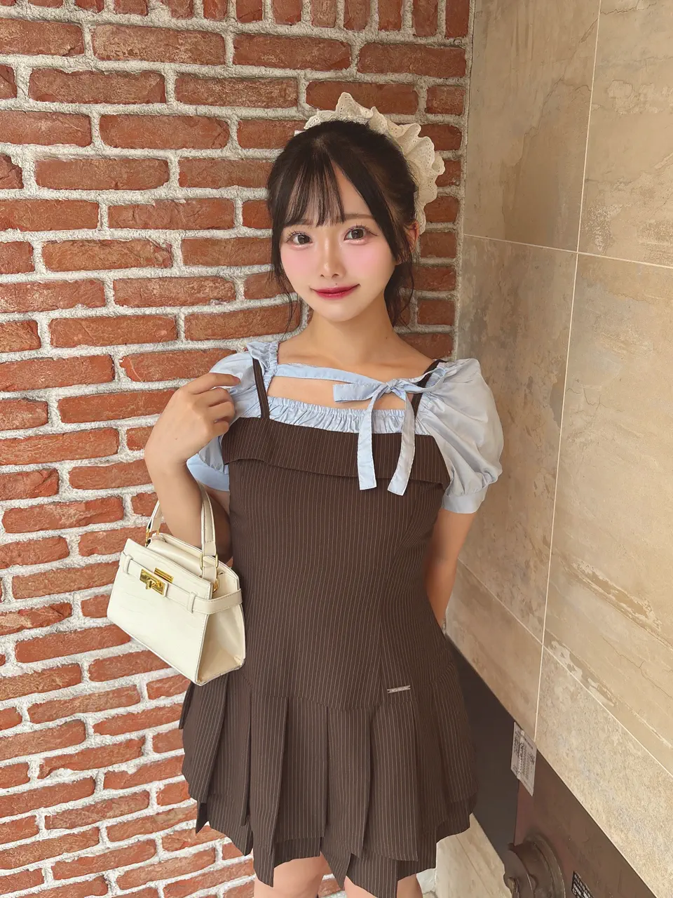 Double Pleated Ribbon Onepiece｜evelyn（エブリン）公式通販サイト