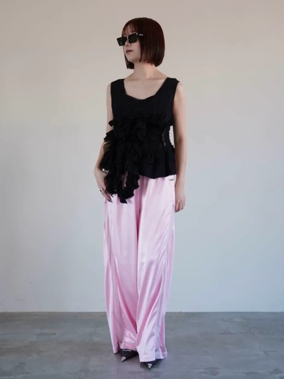 Mixed Frill Top
