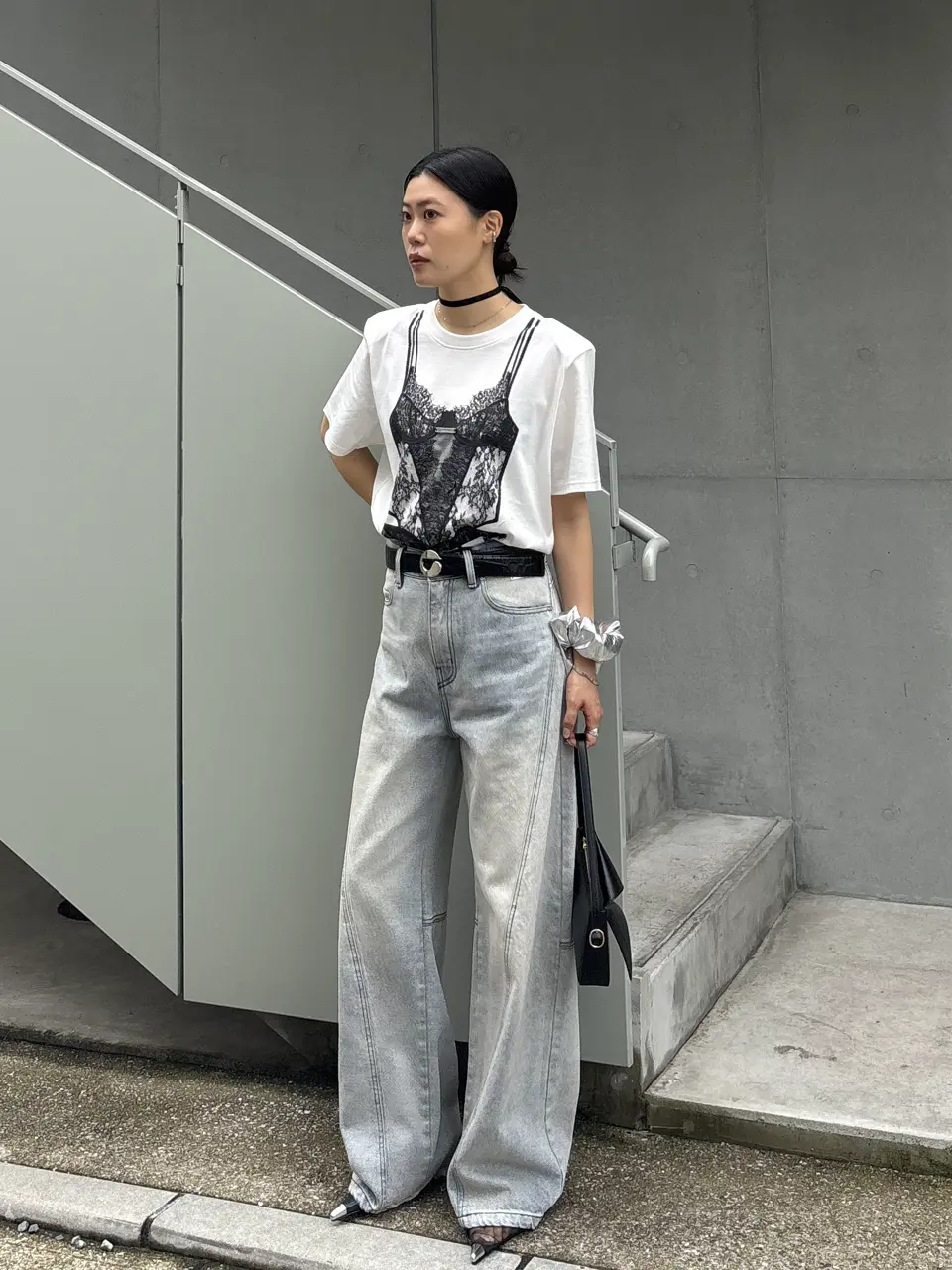 Croco Coperni Logo Leather Belt - SALE