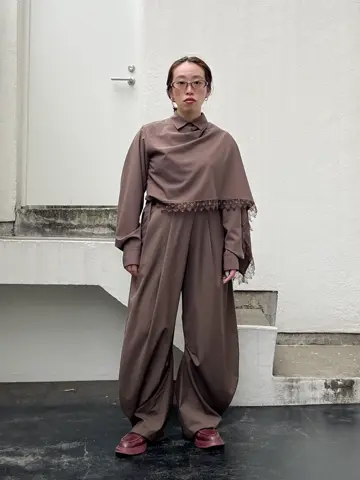 Asymmetrical Belt Pants - PRE ORDER
