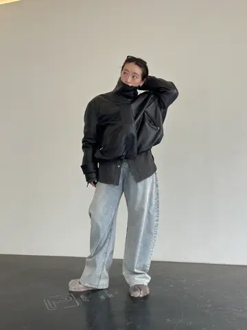 ぱ*ん様 ☆WAX☆Short soutine collar spring co ぱ*ん様 ☆WAX☆Short soutine collar spring co ぱ*ん様