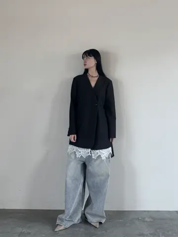 PRANK PROJECT グランピアンズウールノーカラージャケット Grand Pianist Wool No-Collar Jacket