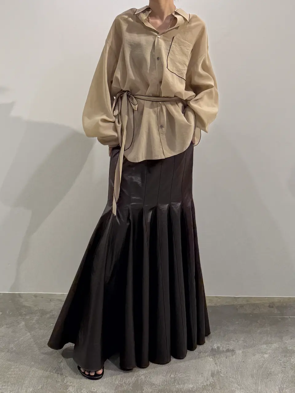 Volume Maxi Skirt