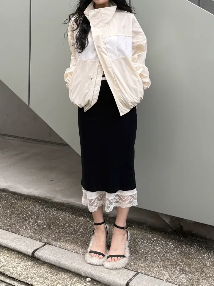 Light Taffeta Track Blouson