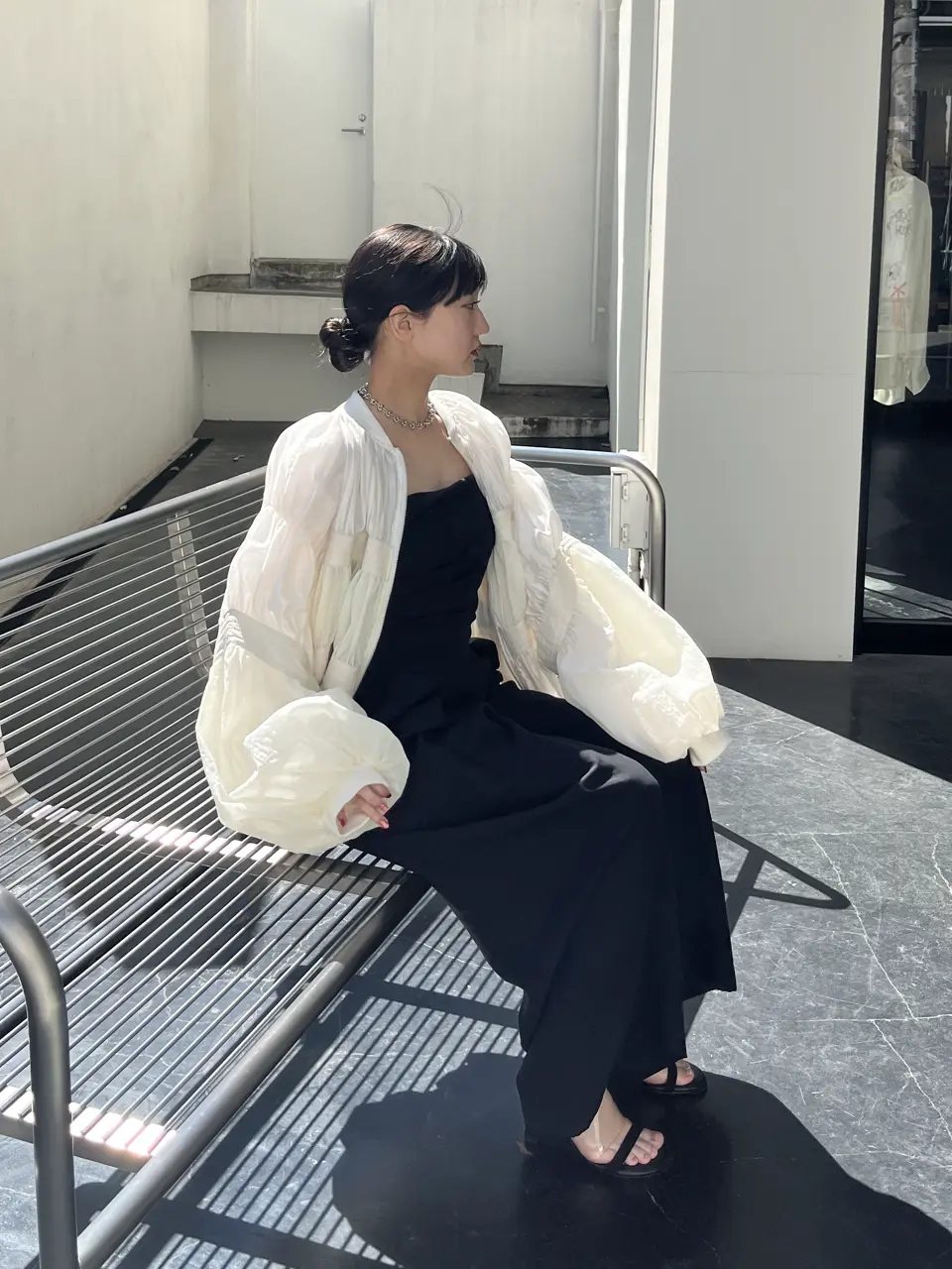 Shear Volume Blouson