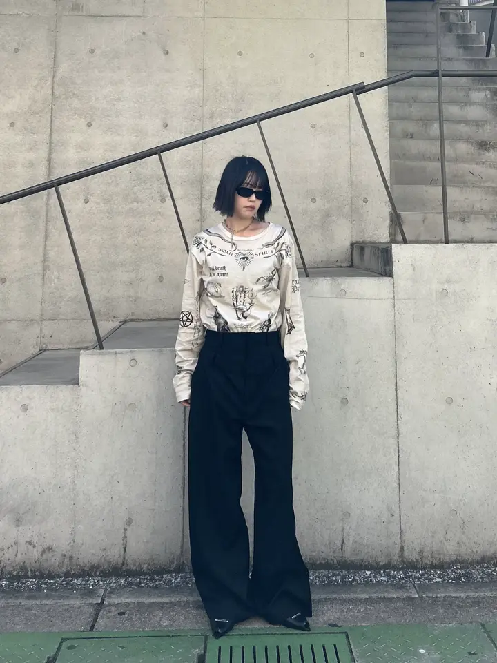 Tatoo Printed Long Sleeve TEE