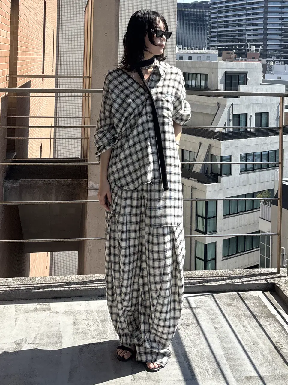 Karami Check Over Shirt