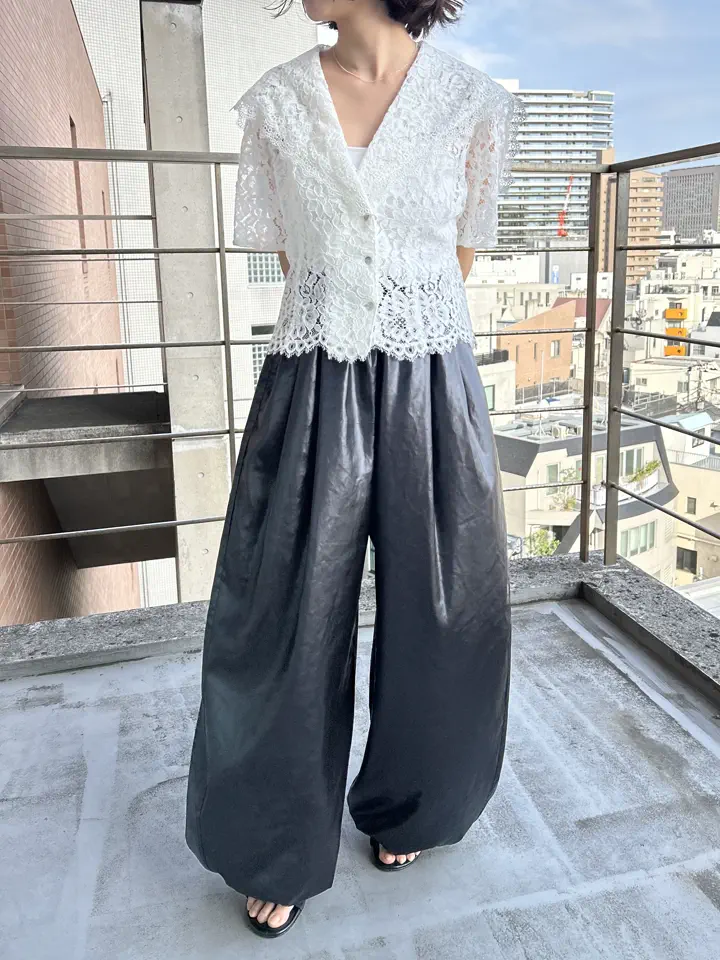 Scallop Lace Sailor Shirt - PRE ORDER