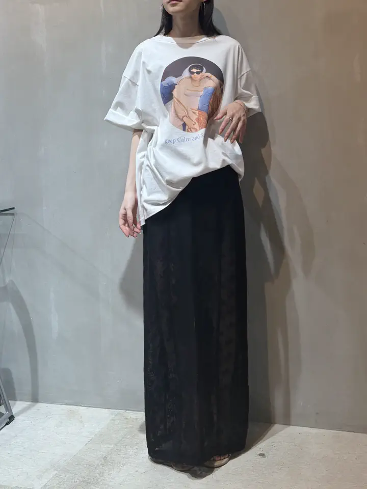 Cross Lace Maxi Skirt - PRE ORDER