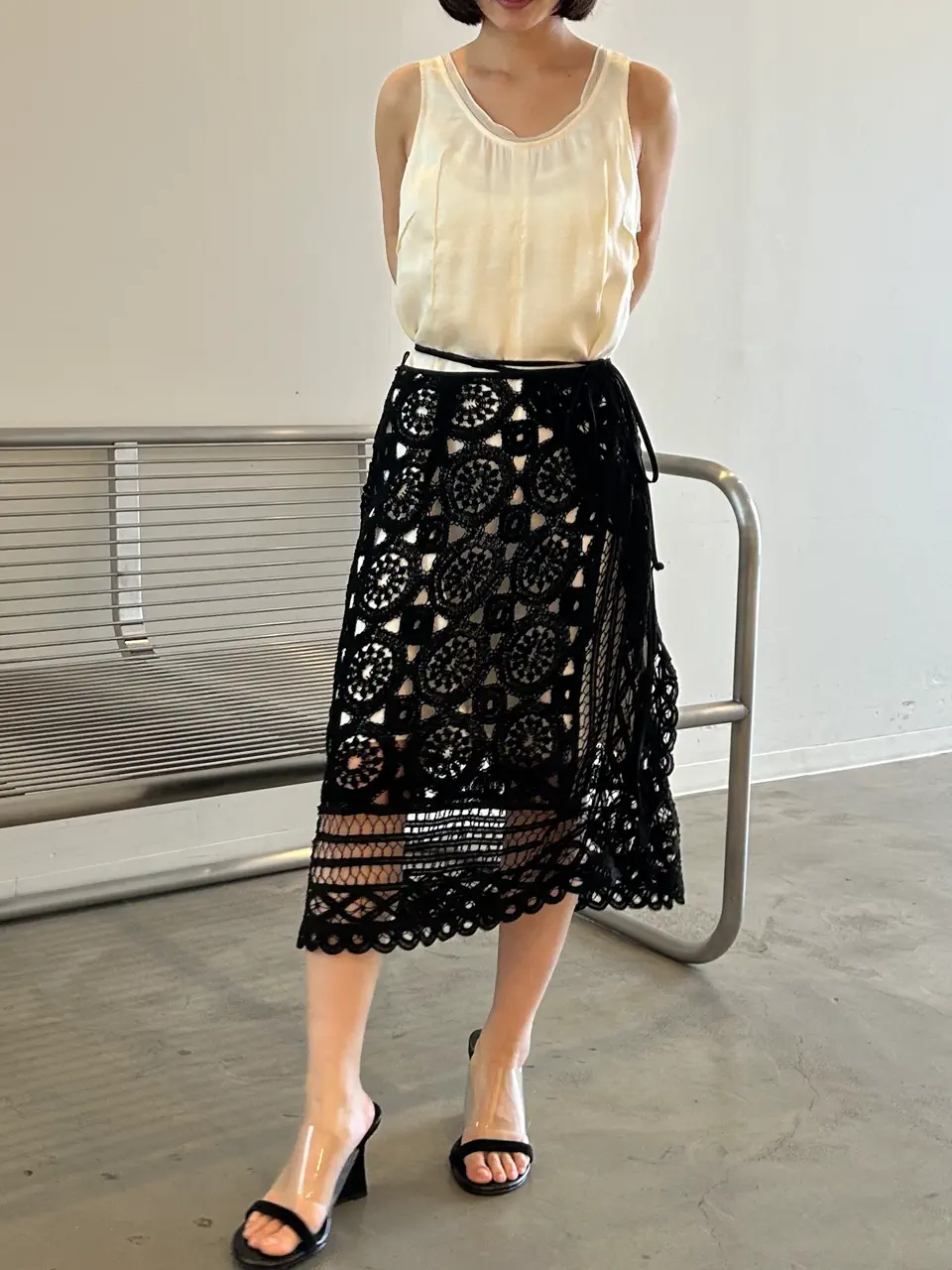 Circle Lace Wrap Skirt - SALE