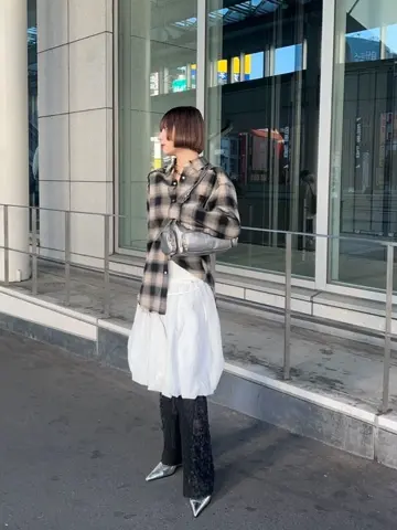 maison special レースフレアパンツ スリッドパンツ インナー付き MAISON SPECIAL パンツ Lace Fabric Flare Pants/レース