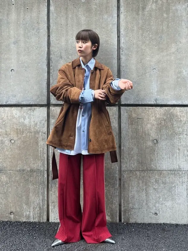 Real Suede Oversized Shirt スエードジャケット SALE】Real Suede Oversized Shirt