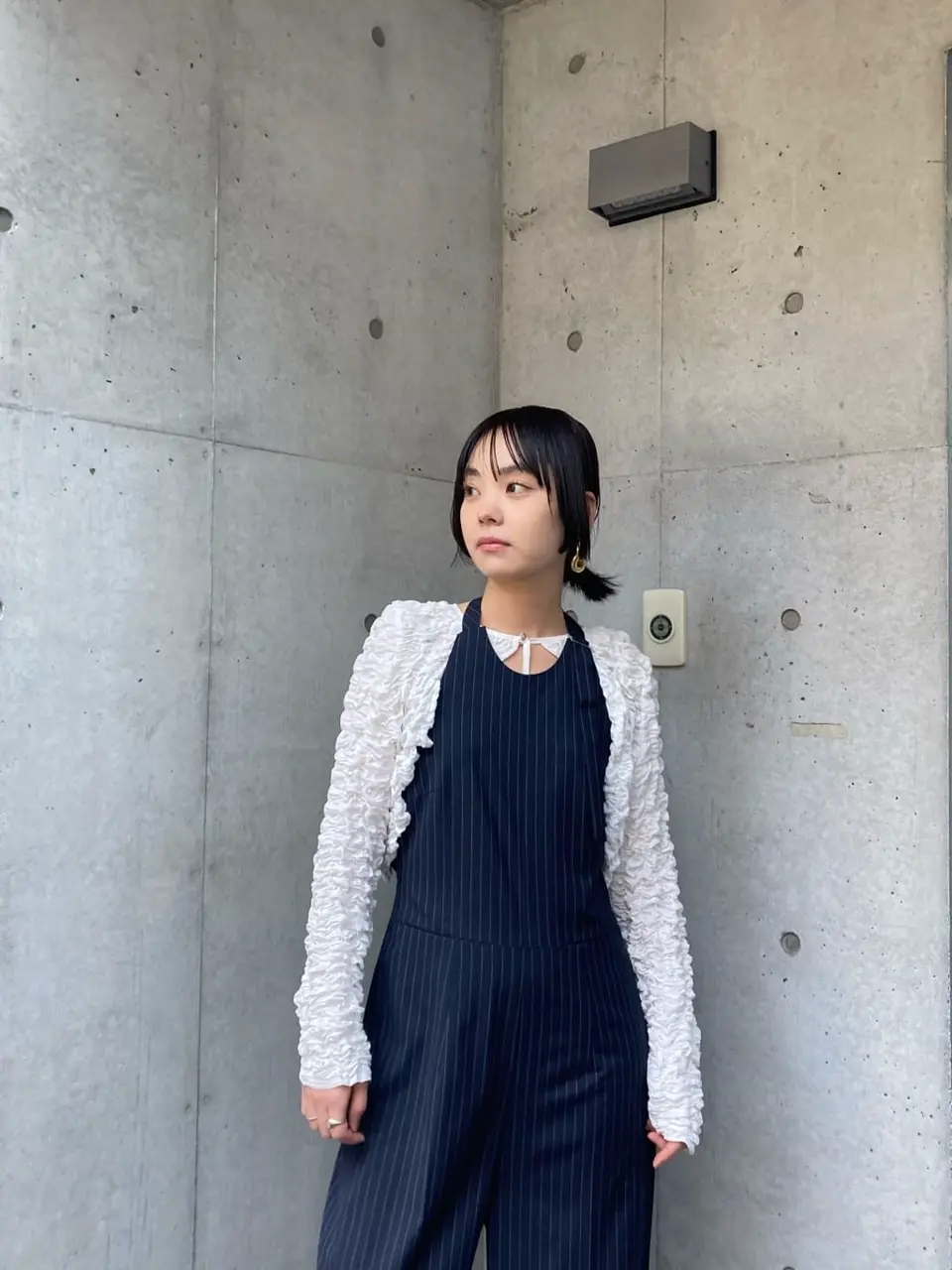 American Sleeve Stripe Jumpsuit American Sleeve Stripe Jumpsuit