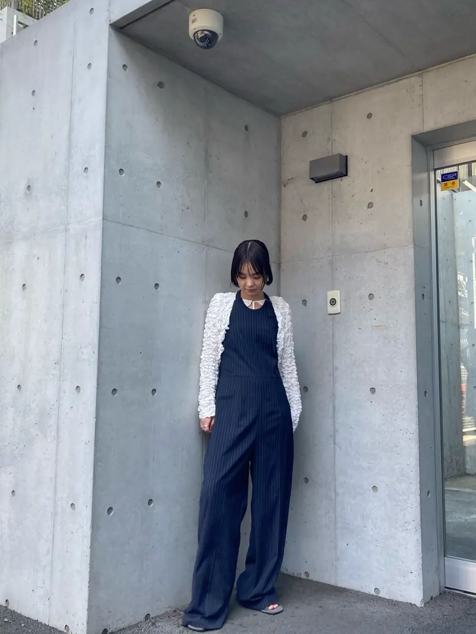 American Sleeve Stripe Jumpsuit