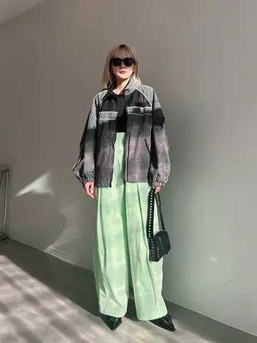 カシミヤ混【エスプリミュール】 パンツスーツ 13号 XL