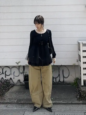 SALE】See-through Tulle Tunic
