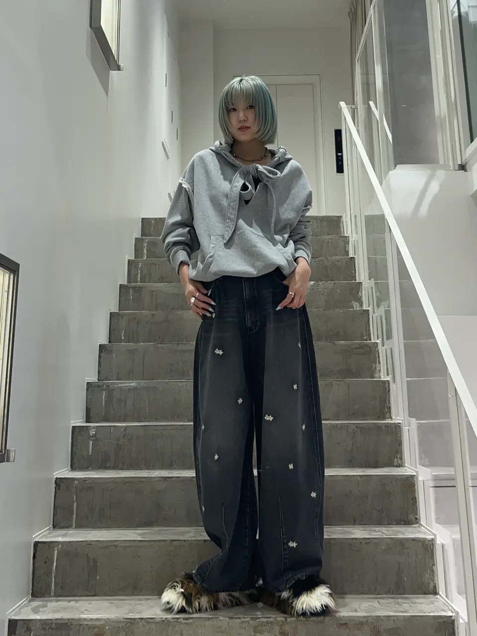 パーカー 「25AW PRE-ORDER」Slit Ribbon Hoodie/スリットリボンフーディ「MAISON SPECIAL/メゾンスペシャル 25AW PRE-ORDER】Slit Ribbon Hoodie/スリットリボンフーディ