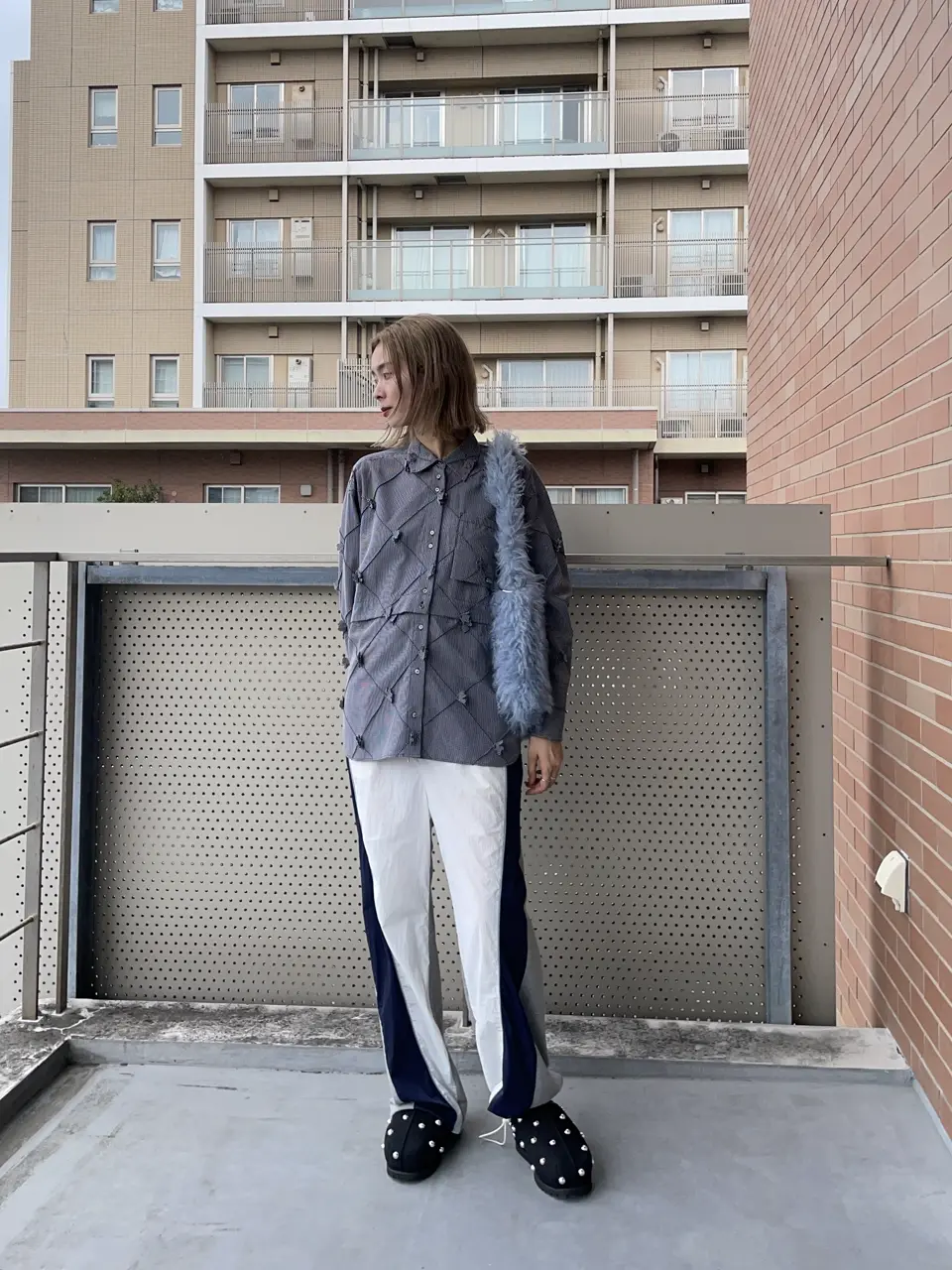SALE】Nylon Docking Jersey Pants