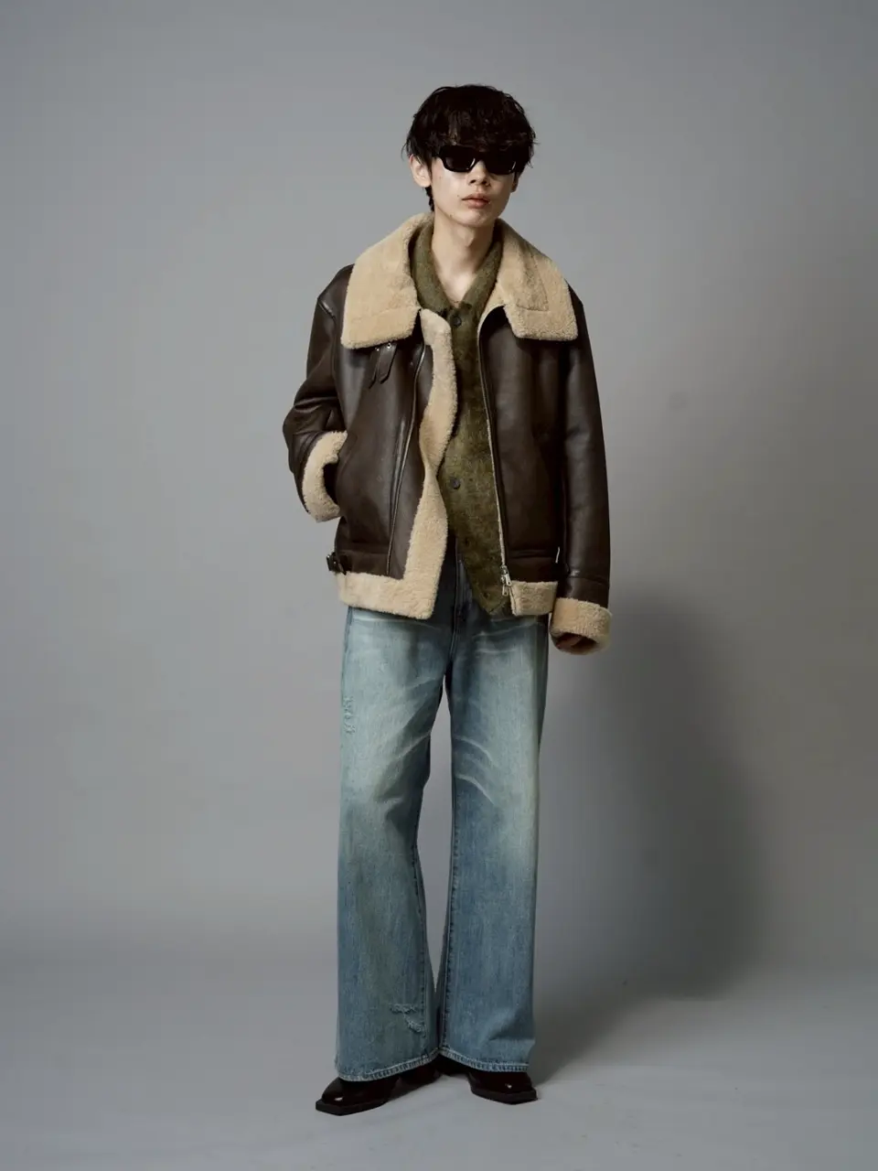 SPECIAL SHOES FACTORY コラボ】ZIPヒールブーツ