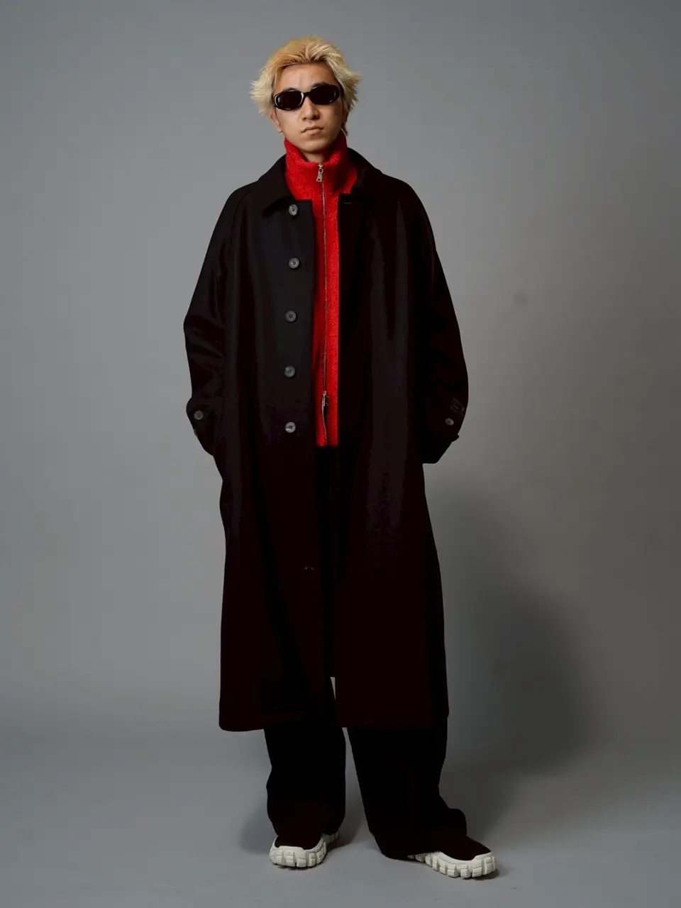 26AW PRE-ORDER】Super170'sプライムオーバーメルトンバルマカンコート