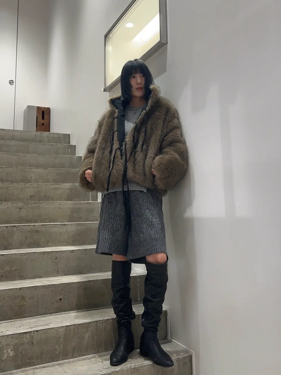 Reversible Fur Blouson