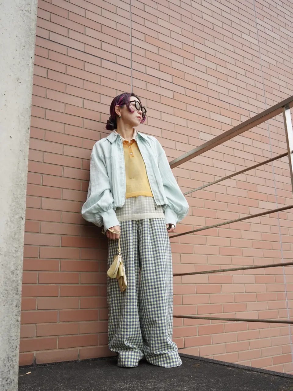 SALE】Layered Sheer Knit Polo