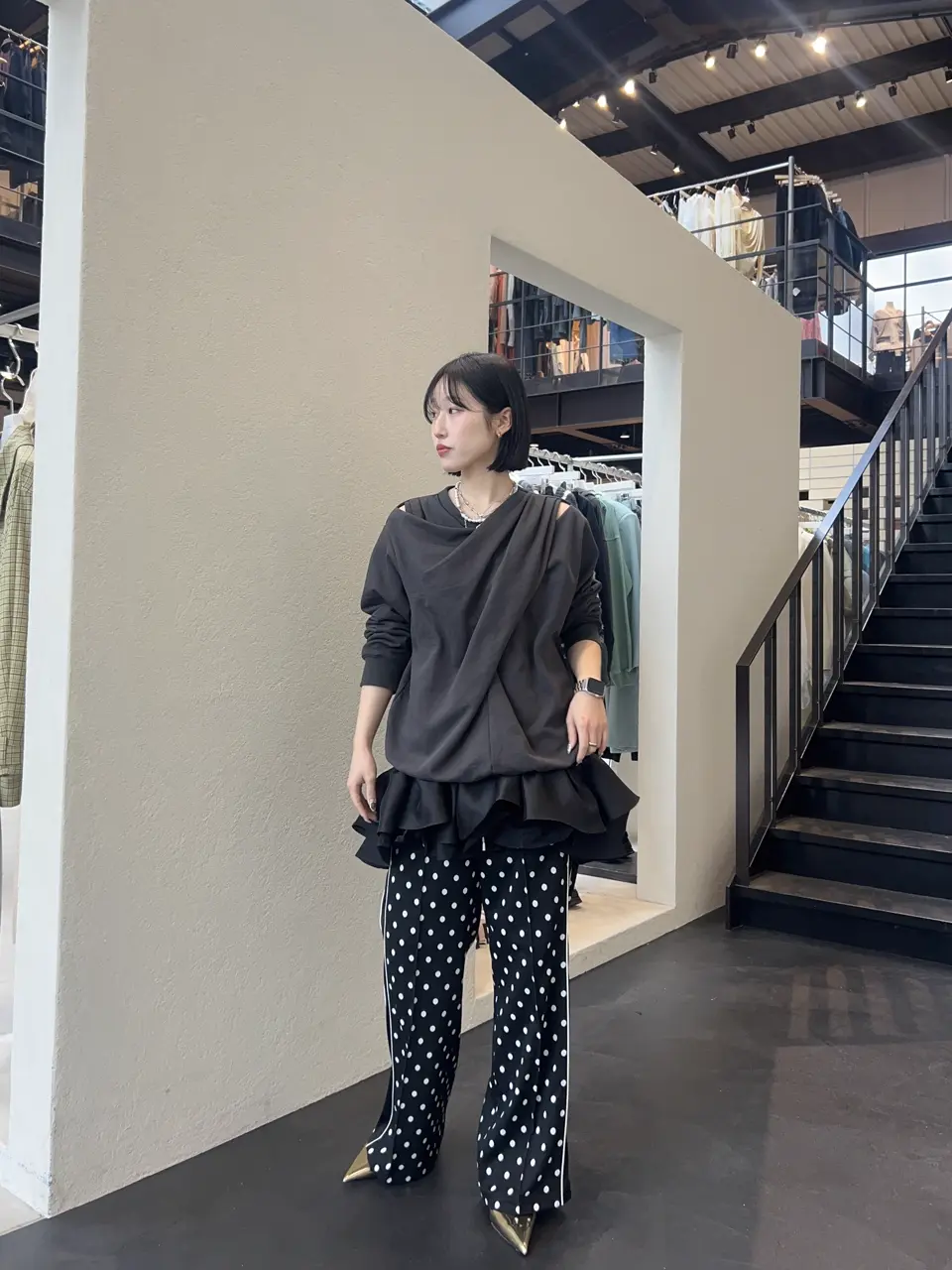 SALE】Jacquard Jersey Pants