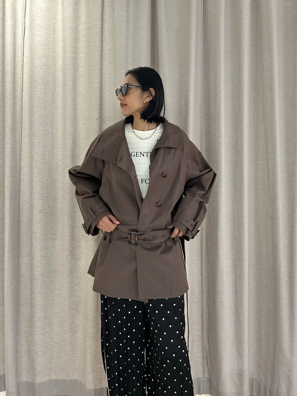 SALE】Short Trench Coat