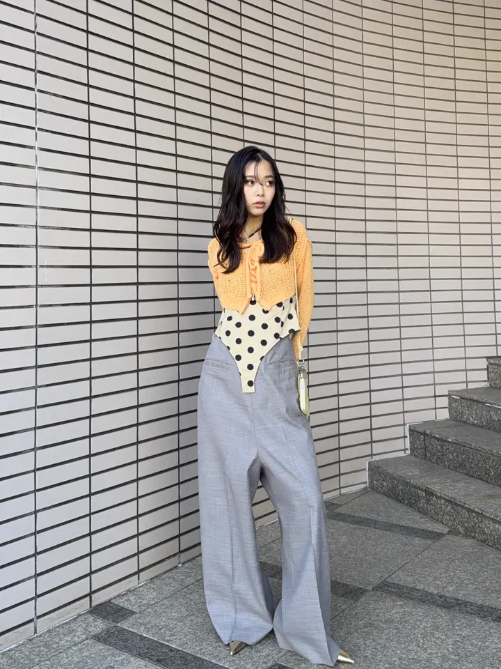 SALE】Cup-in Dot Bodysuit