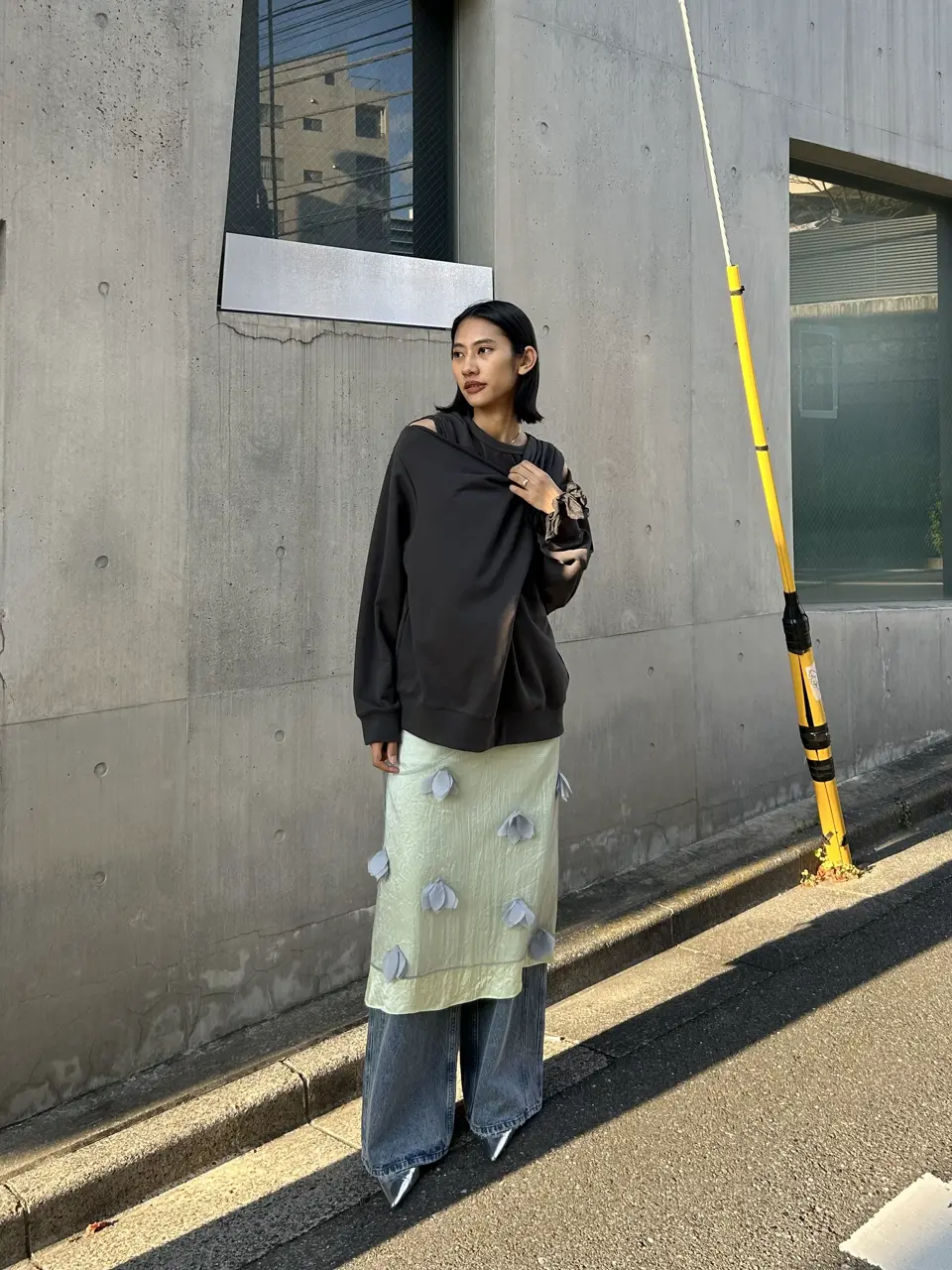 SALE】Double Pocket Color Denim