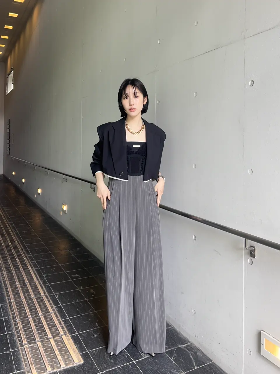 SALE】Crochet Bustier Jumpsuit