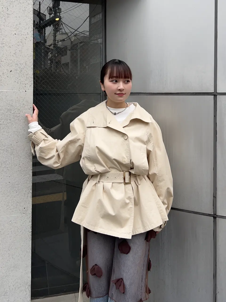 SALE】Short Trench Coat