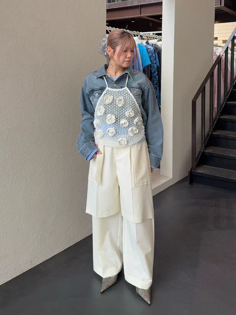 SALE】2WAY Denim Short Jacket