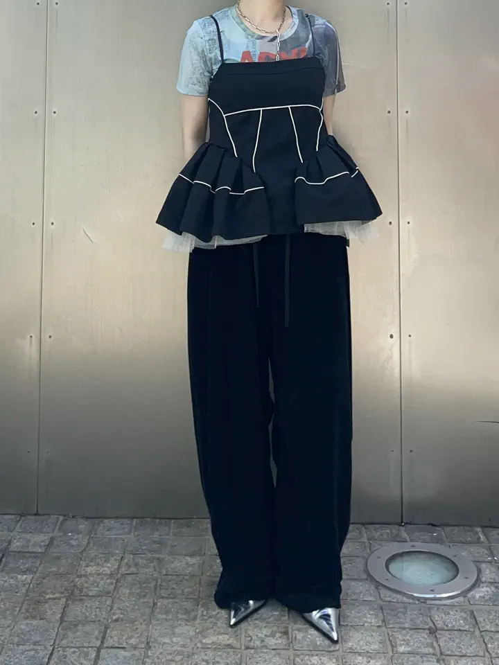 SALE】Mesh Print Compact T-Shirt