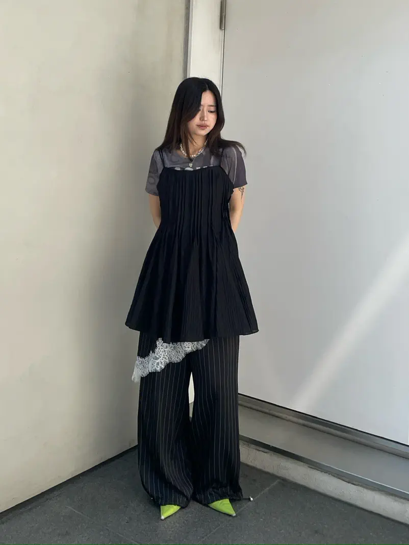 SALE】Mesh Print Compact T-Shirt