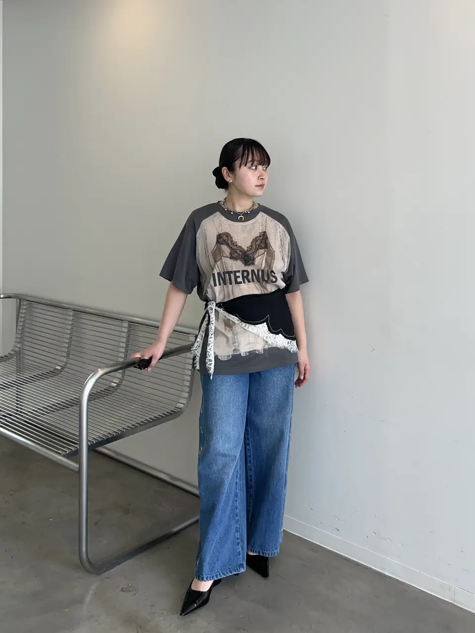 Lingerie Trompe l'oeil T-Shirt