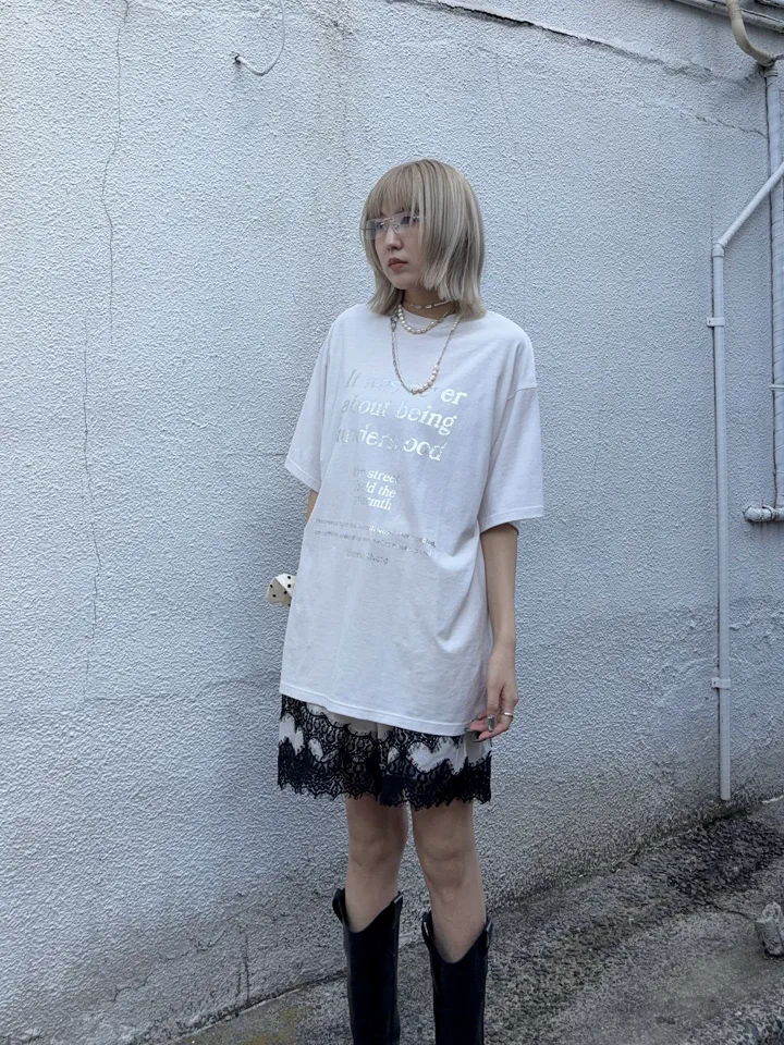 Shadow Stripe Lace Shorts