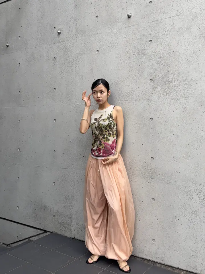 トップス Flower Print Ribbed Tank Top 1379764689266588827_125324_1_t