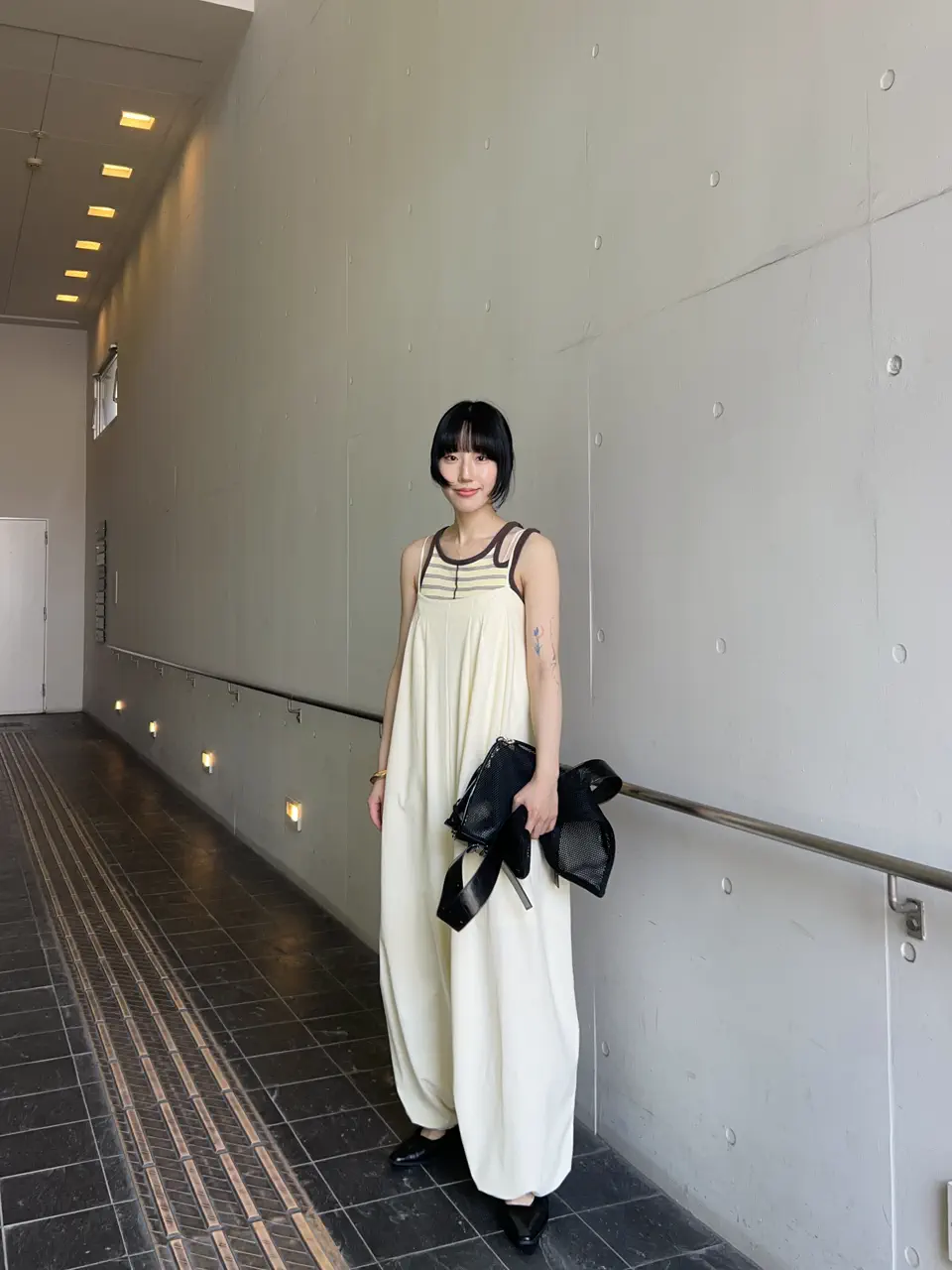 Tuck-in Balloon Jumpsuit
