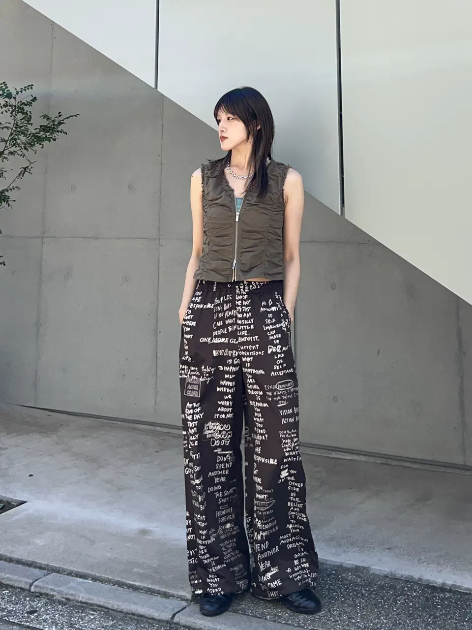 Hand Logo Easy Pants