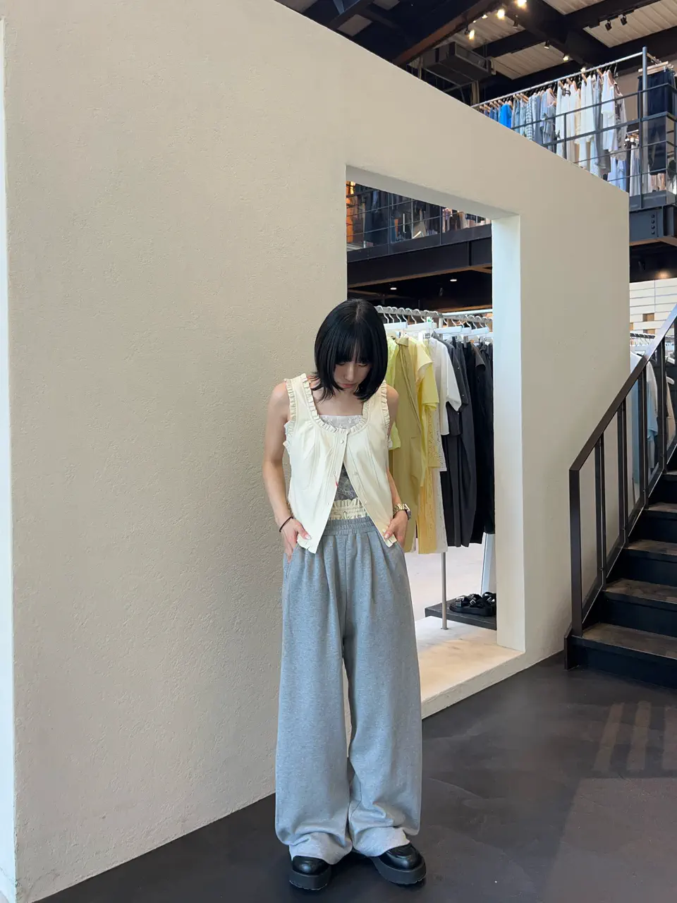 Yurika Nakano×MAISON SPECIAL】 Mille-Feuille Camisole Dress