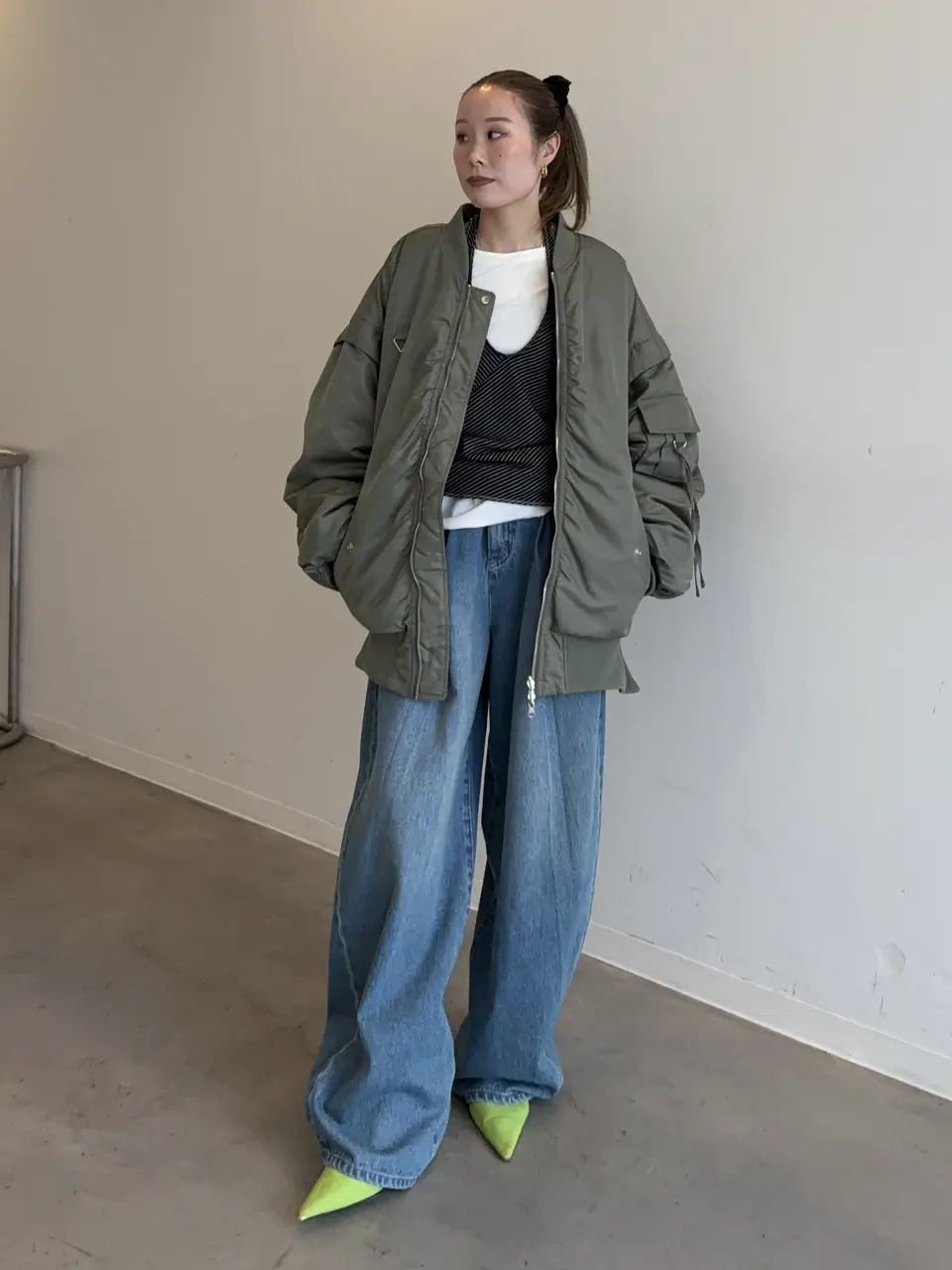 June.さま専用　 machatt TUCK TAPERED DENIM Tuck Denim