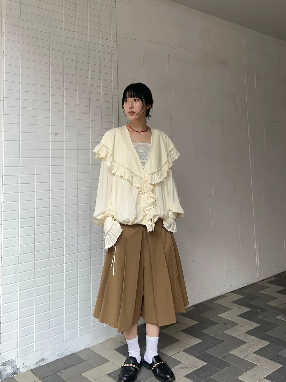 Yurika Nakano×MAISON SPECIAL】 Mille-Feuille Camisole Dress