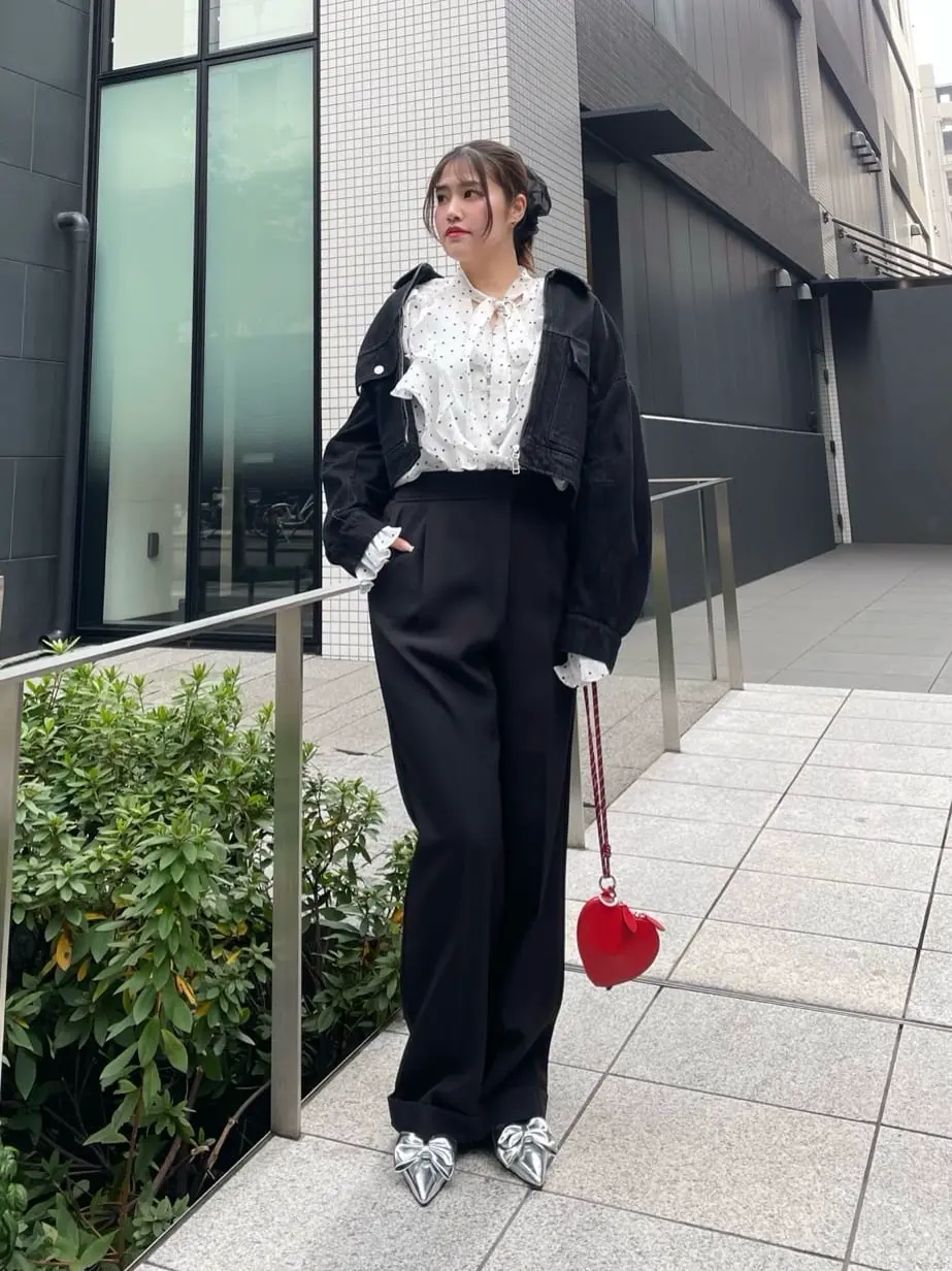 【Narcissus】ペイントデニムジャケット Narcissus】ペイントデニムジャケット（デニムジャケット