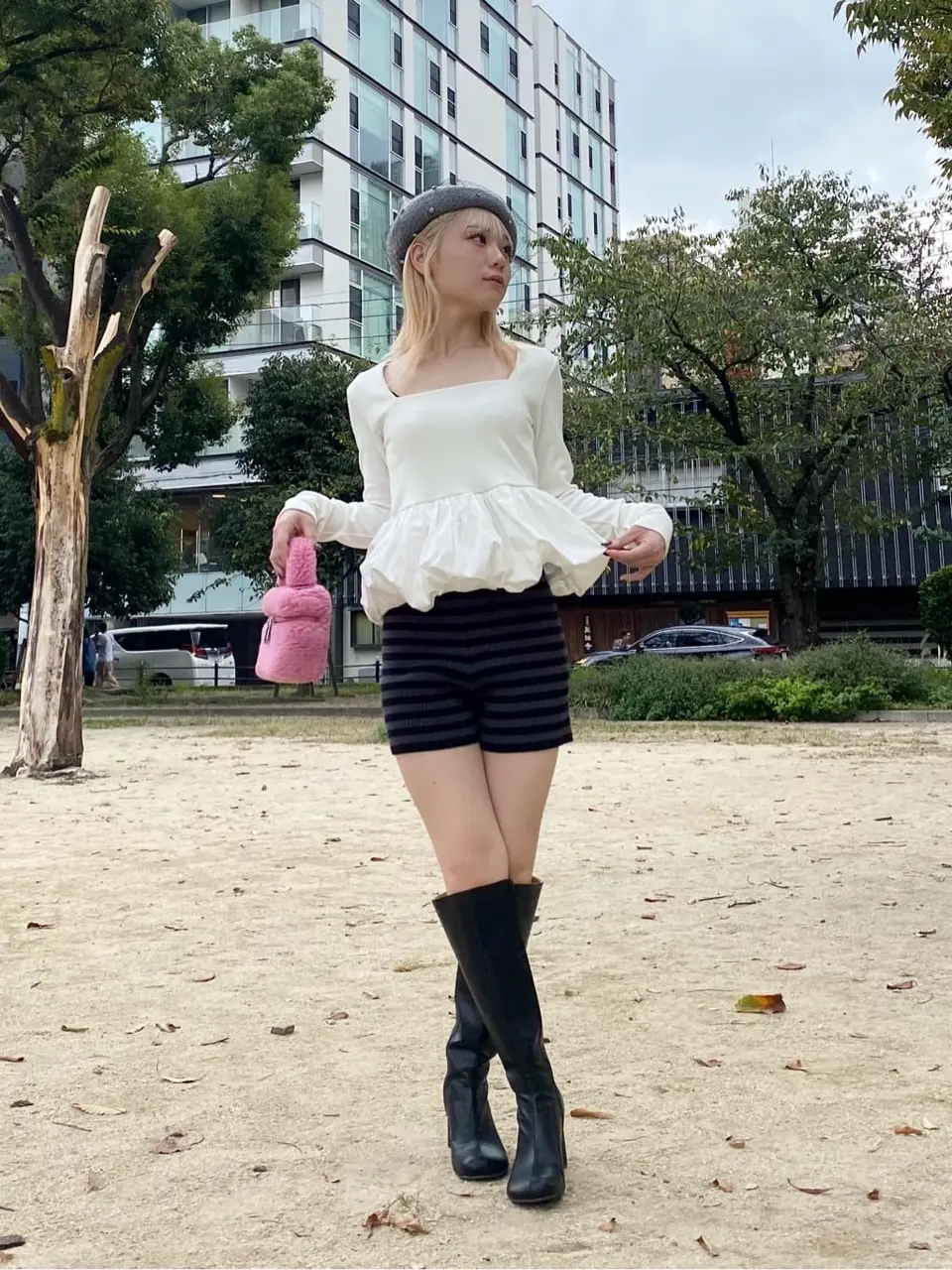 ボーダーショートパンツ | Narcissus WEB STORE