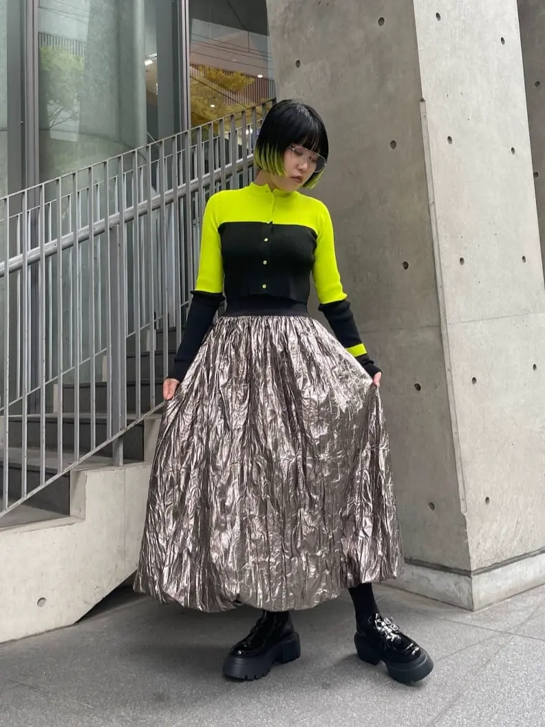 バイカラーカーディガン | Narcissus WEB STORE