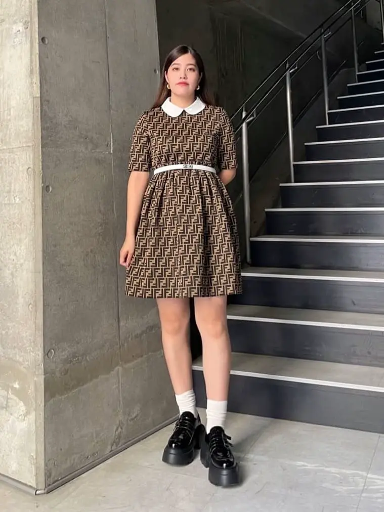 Fendi モノグラム 半袖ワンピース 楽天市場】【アパレル】FENDI フェンディ ズッカ柄 ズッキーノ